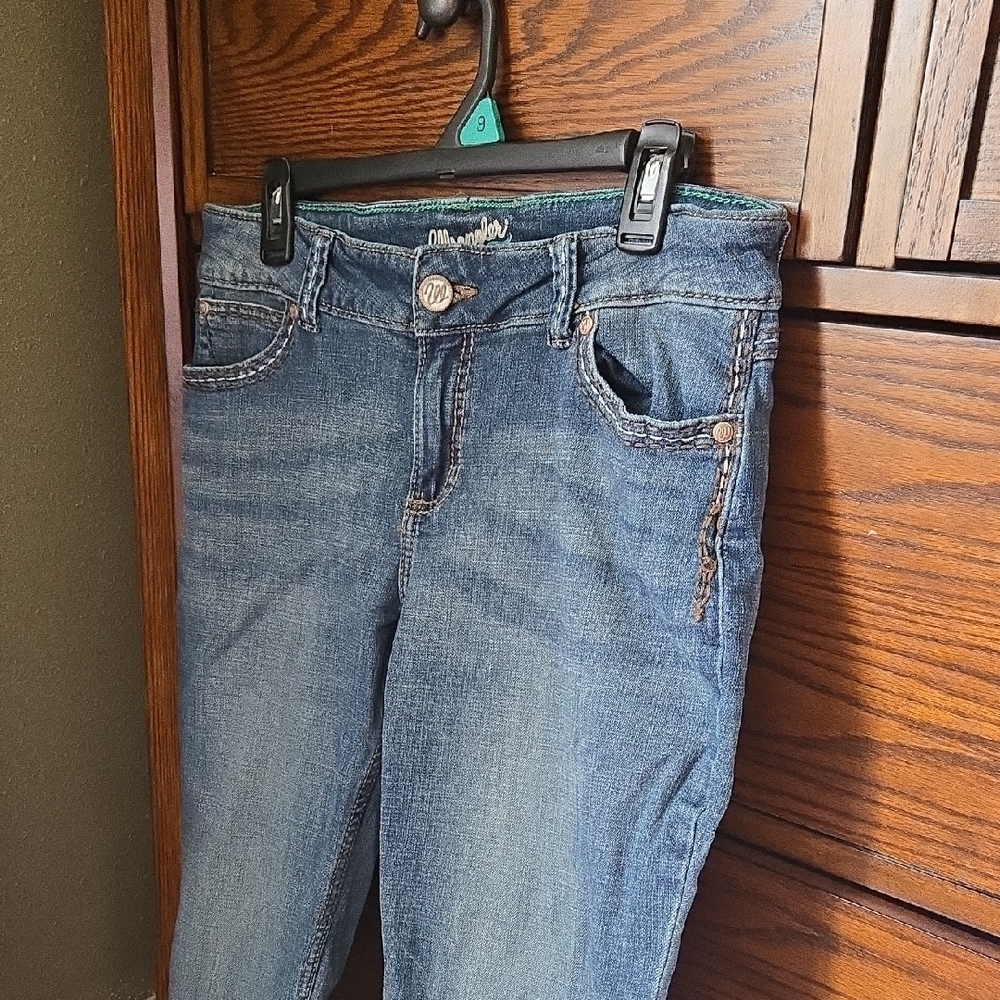 Wrangler Blue Boot Cut Jeans with Classic Medium Wash